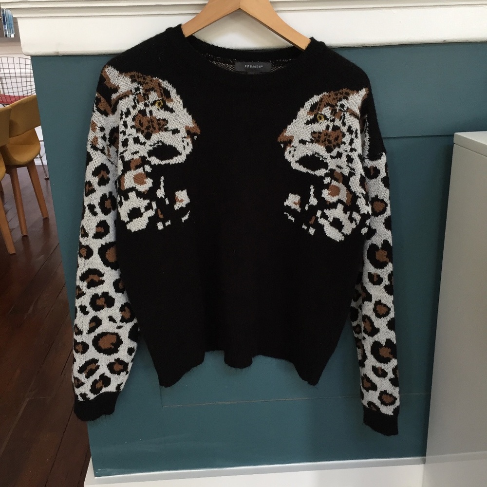 Primark Oversized Big Cat Sweater